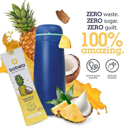 Packets Packets 30ct Bobelo Self Carbonating Hydration | Low Calorie Drink Mix, Electrolytes Powder | Keto Friendly