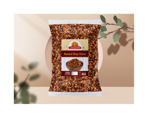 GHOTARAM Namkeen-250 1Pack Hing Roasted Chana Bhuna Chana, Roasted Chickpeas, Black Gram With Goodness Of Hing