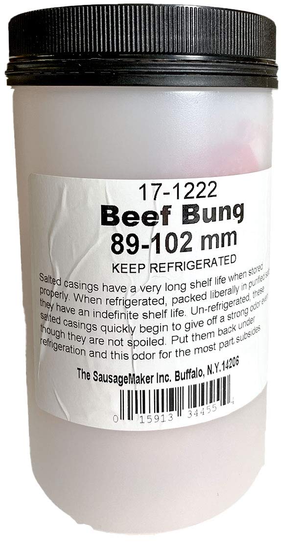 The Sausage Maker - Natural Beef Bung 89-102mm Suasage Casings for Sausage