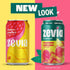 12 oz (6-Pack) Zevia Zero Sugar Soda, Strawberry Lemon Burst, Cans Caffeine Free, Naturally Sweetened, No Calorie Soda