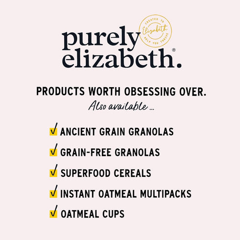 11 OZ (Pack 3) PURELY ELIZABETH Chocolate Almond Superfood Cereal