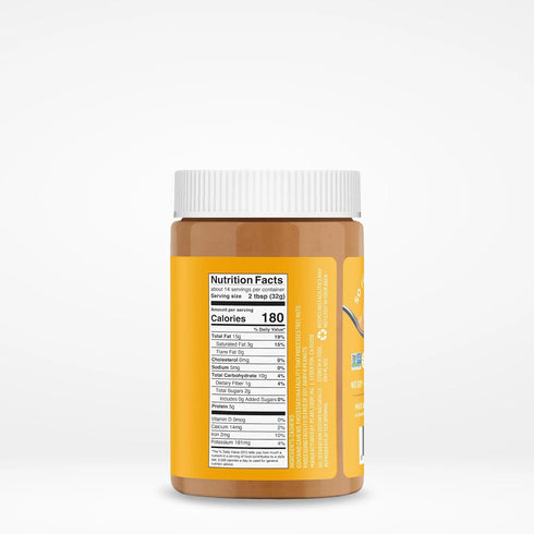 16 oz Octonuts Creamy Cashew Butter, Jar, No Added Salt, Sugar or Palm Oil - Single Ingredient Nut Spread - Gluten
