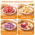 laweny 5.3 ounces/150 Freeze dried yogurt chunks grams, crispy skin mixed with fruit flavors, strawberry, peach, dragon