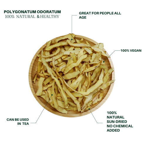 Visit the Store 8oz Royal Seafood USA Premium sulfur-free Yuzhu strip Polygonatum Odoratum Yuzhu