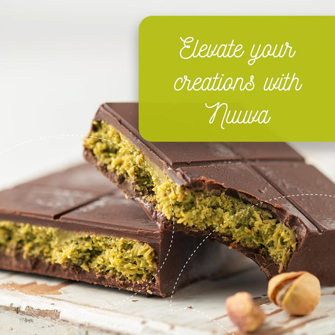 (2.5 Lbs) Nuuva Foods Pistachio Spread | Rich & Nutty Pistachio Cream for Dubai Chocolate Bar | Smooth Nut Butter
