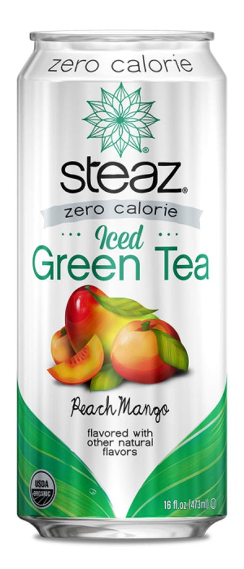 12 Count, 192 Oz Steaz, Tea Iced Peach Mango Zero Calorie Fl
