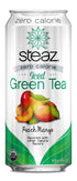 12 Count, 192 Oz Steaz, Tea Iced Peach Mango Zero Calorie Fl