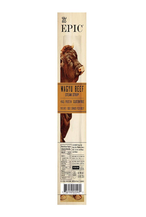 Epic 100% Grass Fed Wagyu Beef Steak Strip, 0.8 ounce Sample Size