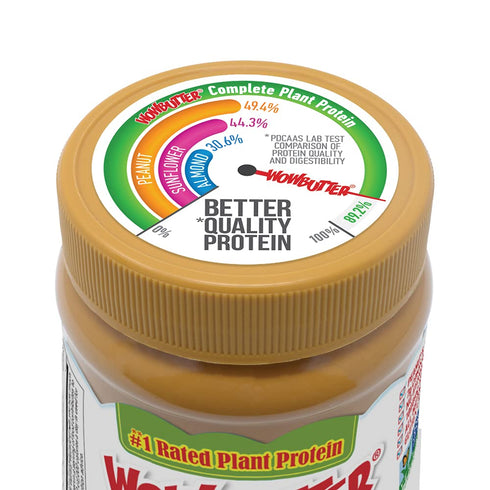 1.1lb Wowbutter Natural Peanut Free Crunchy Jar