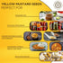 PACK 6 1.5 (Pack 1) Pride Of India - of - Yellow Mustard Seed Whole Pungent & Aromatic Gourmet Indian Spice Add