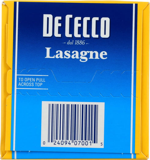 16 Oz De Cecco Pasta Lasagne