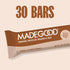 (30 Count) MadeGood Chocolate Drizzled Granola Bars, Cookie Crumble Bulk Gluten Free Snacks