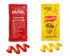 Mellow Mart 50 Ketchup Packets and 50 Mustard Packets - 100 Total Condiment Packs