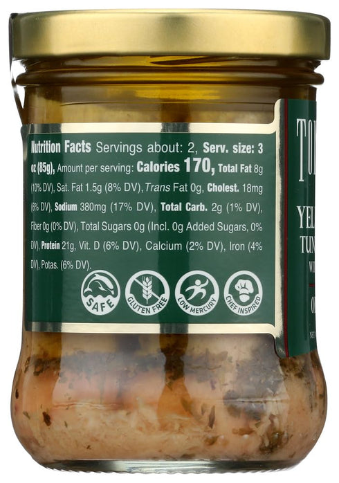 6.7 oz 2 Tonnino Tuna Fillets with Oregano in Olive Oil -- - pc
