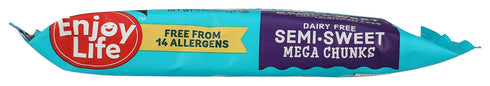9 Enjoy Life, Chunks Chocolate Semisweet Gluten Free, Ounce