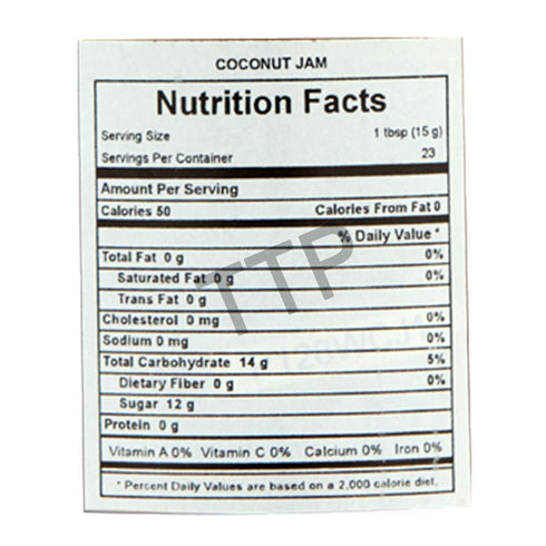 Florence 12oz (340g) 2 Pack Coconut Jam Matamis Sa Bao, Net Wt