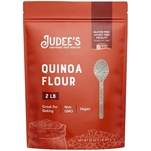 Judee's Quinoa Flour 2 lb - Made In USA, Non-GMO, Vegan -