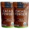 FASHIONIQ 226g/2pack, Organic Cacao Powder - Unsweetened Dark Cocoa for Baking & Healthy