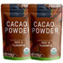 FASHIONIQ 226g/2pack, Organic Cacao Powder - Unsweetened Dark Cocoa for Baking & Healthy