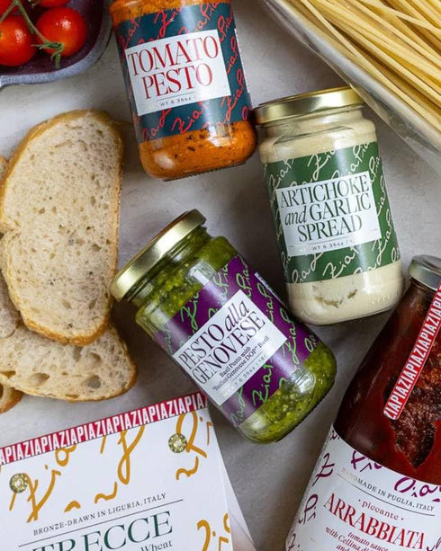 80g Zia Pia Pesto alla Genovese Spread - | Small Batch Spread | Traditional Italian Pesto | Vegan & Gluten Free |