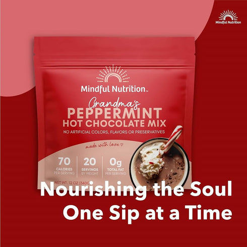 Mindful Nutrition Grandmas Organic Hot Chocolate Mix (Peppermint Hot Chocolate)