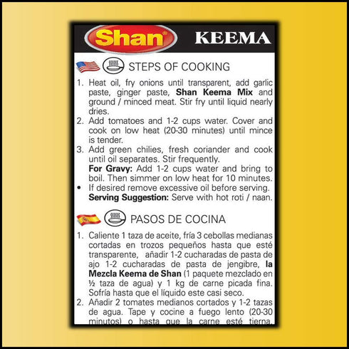 Shan - Keema Masala Seasoning Mix (50g), Spice Packets for Delicious Stir-Fried Ground Meat (Pack of 2)