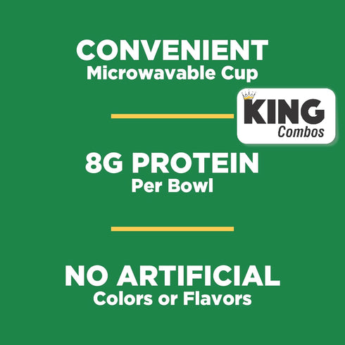 KING COMBOS 14 oz Pack (2) Healthy Choice Chicken With Rice Soup, Microwave Bowl, + QR Code