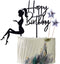 Elegant Lady Happy Birthday Cake Topper - Acrylic Durable Cake Party Decoration, High Heels Lady/Women Party Cupcake