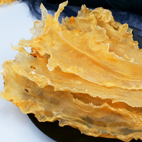 701 (250grams) Dried Cod Fish Maw Hua Jiao,Fish Maw,Fish Maw Dry Goods,Deep Sea Isinglass,Arowana Isinglass,Dry Goods
