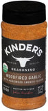 P.K. Kinder Co. Inc. 326g/11.4 oz. Kinder's Woodfired Garlic Seasoning with Hardwood Smoked Flavor, Shaker