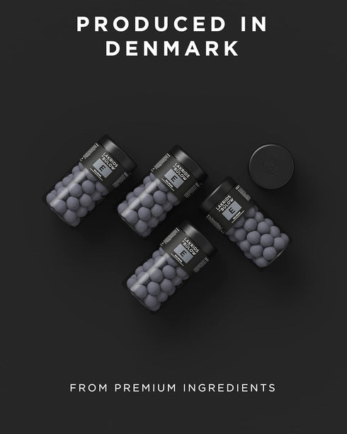 4.4 oz LAKRIDS BY BLOW - E - Slamiak - - Chocolate Coated Gourmet Licorice - Authentic Scandinavian Candy Produced