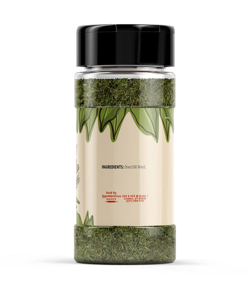 Unpretentious Dill Weed, 5 Tbsp, Light Anise Taste, Garnish