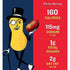 12.5 oz (Pack 6) PLANTERS Redskin Spanish Peanuts, Roasted Salted Peanuts Jars