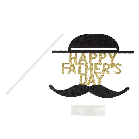 BinaryABC Happy Father's Day Cake Topper Cake Picks, 5Pcs Birthday Cake Decorations for Dad