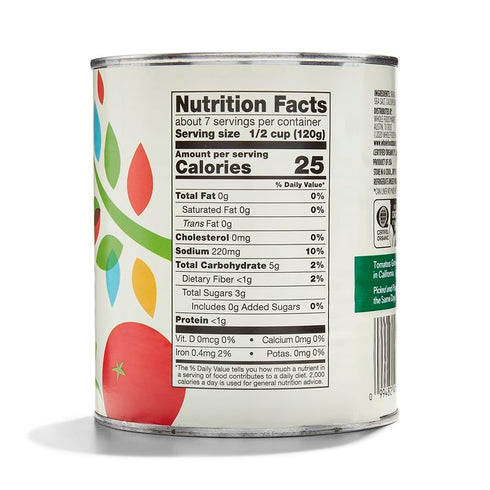 365 28 oz by Whole Foods Market, Organic Whole Peeled Tomatoes