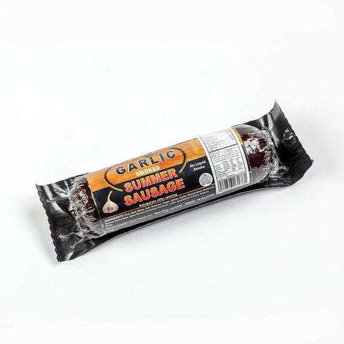 Troyer Cheese Inc Smoked Garlic Amish Country Summer Sausage (12 oz)