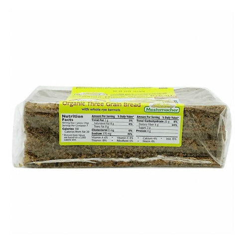 17.6 Mestemacher, Bread Three Grain, Ounce