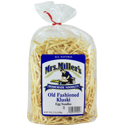 Mrs. Millers Homemade Noodles 16 6 Mrs Millers Homemade Old Fashioned Kluski Egg Noodle, Ounce - per case.