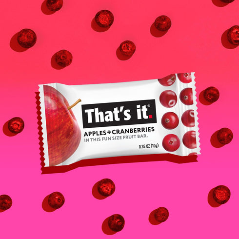 Pack (50 10g Thats it. Fun Size Fruit Bars Variety Pieces, Each), Non-GMO, Kosher, Gluten Free, Breakfast Snacks
