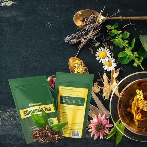 Sl-imessia Natural Herbal Tea Digestive Support Blend with Lotus Leaf, Cassia Seed,