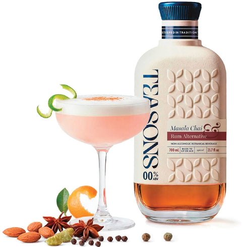 Teasons Masala Chai & Rum Alternative | Premium Tea-Based Non Alcoholic Spirit