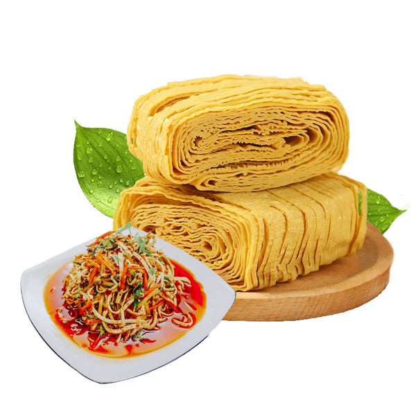 SPFLAUFR Shredded tofu, dried tofu skin, vegetarian soy products, cold salad, hot pot,