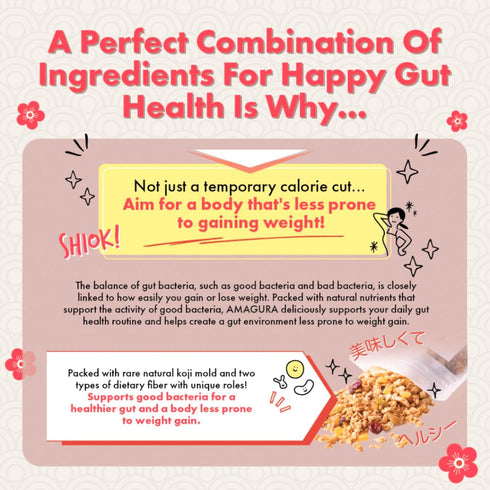 5.6 Oz AMAGURAJapanese Amazake Granola | Japanese superfood, Healthy Granola, Probiotics, Gut Health, Gluten Free