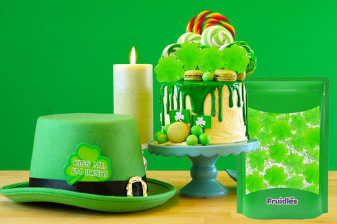 500-Pack 8-Gram (500-Pack) St. Patrick's Day Green Shamrock Lollipops, Individually Wrapped Green Apple Flavor