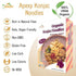 APEXY 42.24oz 8 Organic Shirataki Konjac Noodle with Organic Oat Flour Pouches Inside Healthy Diet, Low Calorie