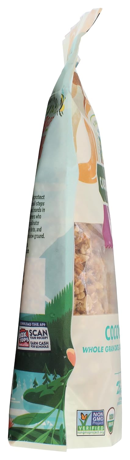 Cascadian Farm 11 (Pack 4) Organic Coconut Cashew Granola Cereal, No Added Sugar, Ounces