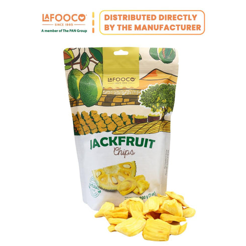 100% (7 oz) LAFOOCO Dried Jackfruit Chips, Vacuum Dried Fruit, Vegan, Healthy Snacks | Vietnam Jackfruit