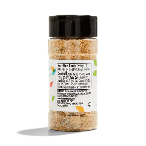 365 By Whole Foods Market, Seasoning Garlic Salt, 3.51 Ounce