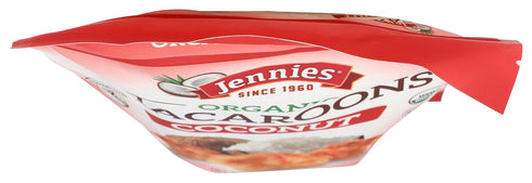Organic Coconut Macaroons by Jennies, 5.25oz | Dairy Free | Peanut Free | Gluten Free | Individually Wrapped