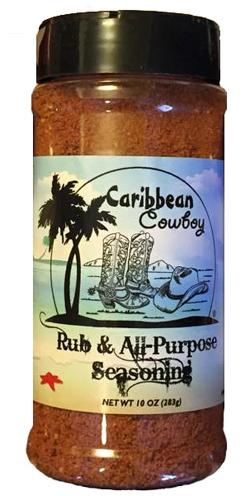Caribbean Cowboy Rub and All Purpose Seasoning | Barbecue Seasoning for Pork, Chicken, Beef,